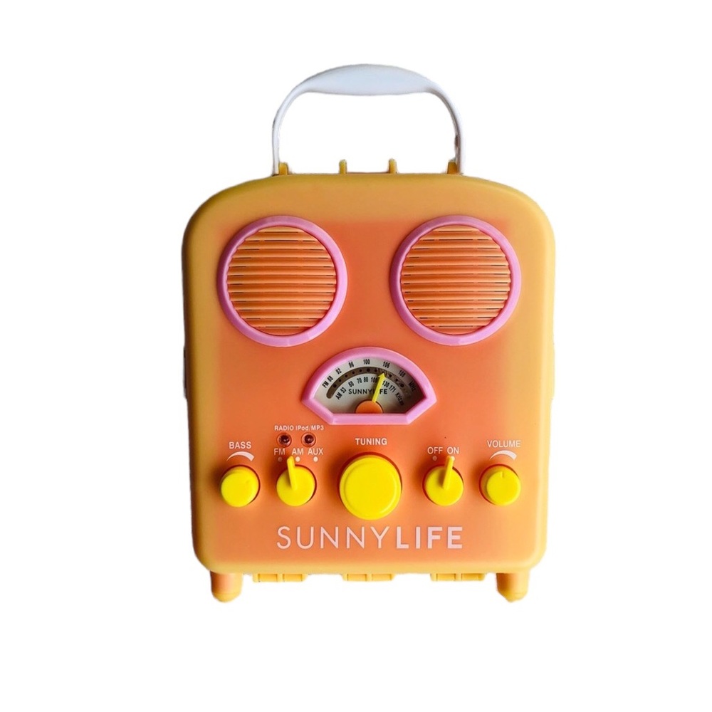 Sunny Life Orange Portable Speaker and Electronic Holder